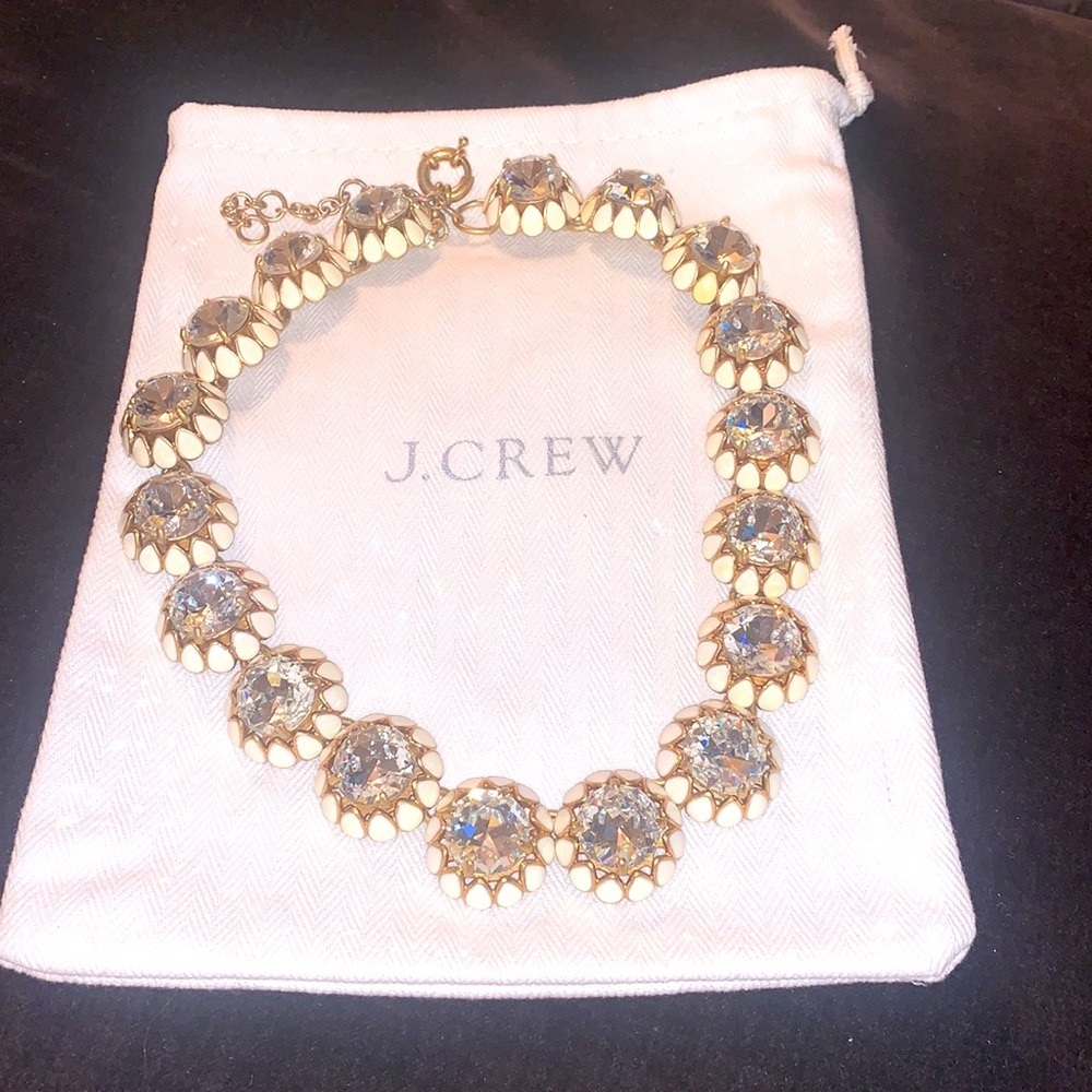 J. CREW cupcake enamel statement necklace.